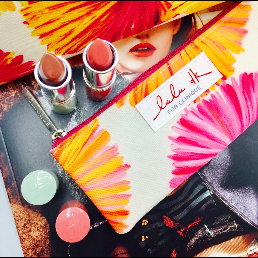 lulu dk FOR CLINIQUE Makeup/Cosmetic Bag Set